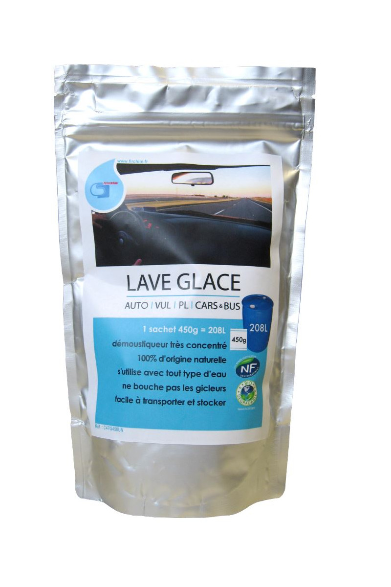 Achetez en ligne votre LAVE-GLACE EN POUDRE, très économique !