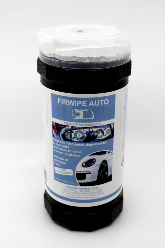 FIRWIPE® AUTO Lingette nettoyante professionnelle auto et moto