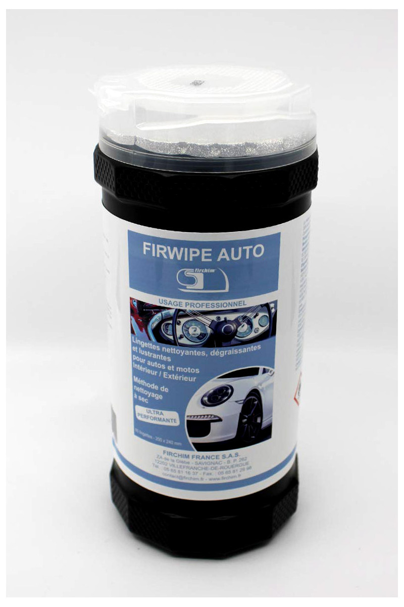 FIRWIPE® AUTO Lingette nettoyante professionnelle auto et moto